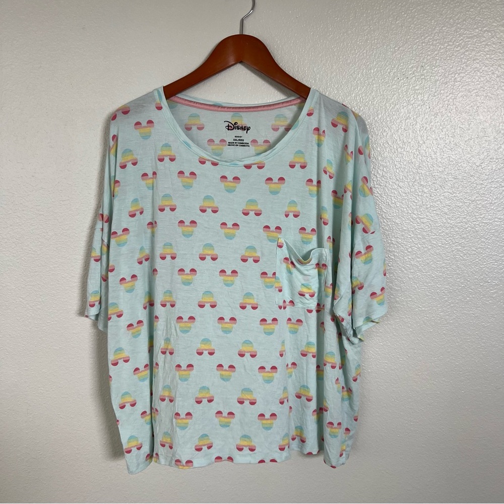 Disney Mickey Mouse Plus Size 2XL Pajama Shirt